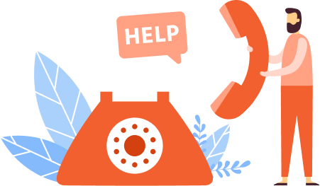Telephone help Icon Technical Support