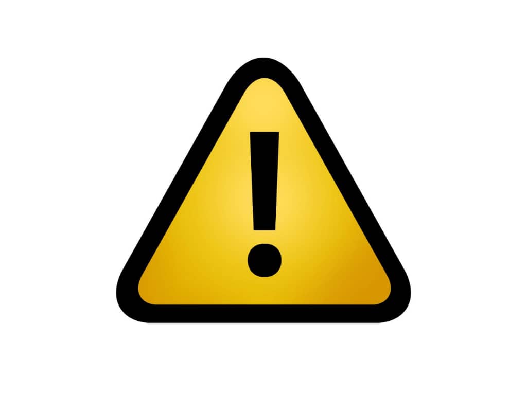 Yellow Caution Sign Yellow Caution Sign